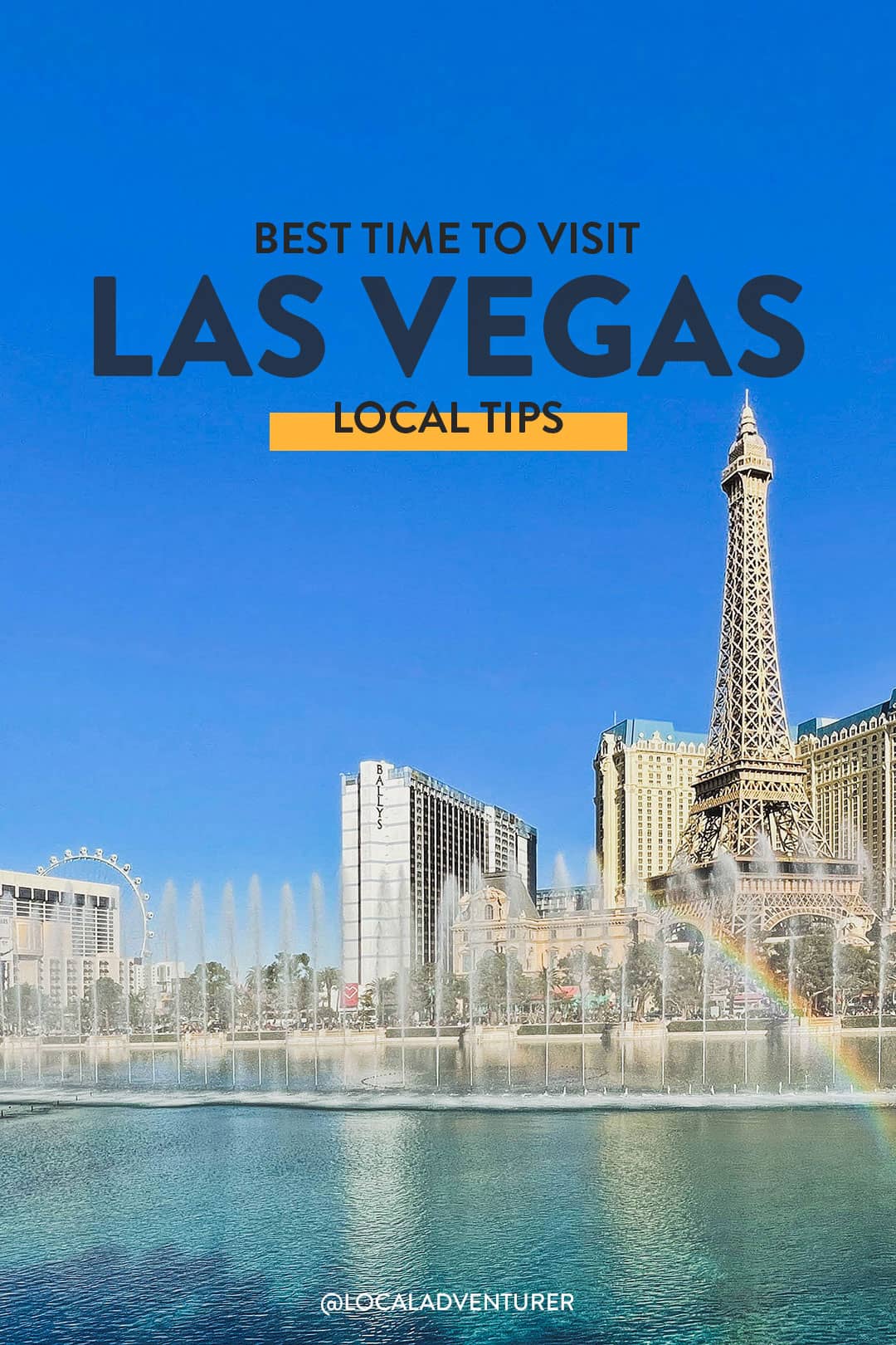 The best time to visit las vegas monthly average temperatures and